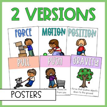 Science Position and Motion Poster Grade 2 に対する画像結果