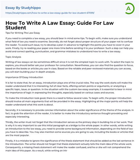 Law Essay Introduction Example に対する画像結果