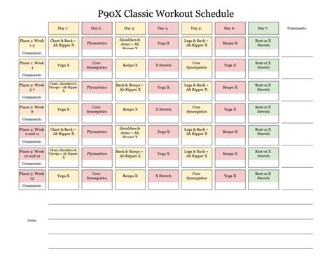 Image result for P90X Routine