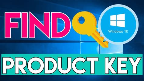 Find Windows 10 Product Key に対する画像結果