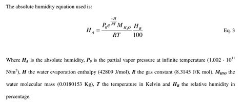 Image result for Formula of Relative Humidity