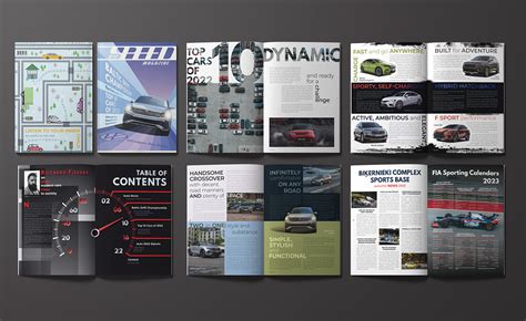 Image result for InDesign Magazine Layout of Automobile