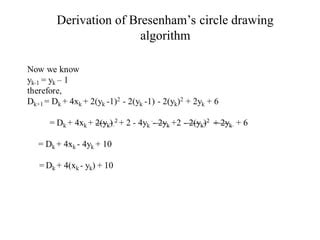 Afbeeldingsresultaten voor Bresenham Circle Drawing Algorithm