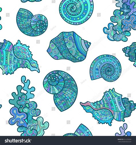 Image result for Sea Shell Pattern Drawing