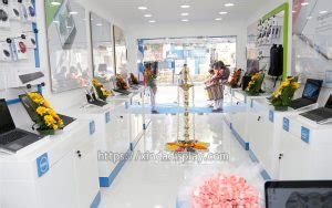 Image result for Computer Shop Counter Table with Showcase