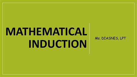 Image result for Mathematical Induction Examples and Solutions