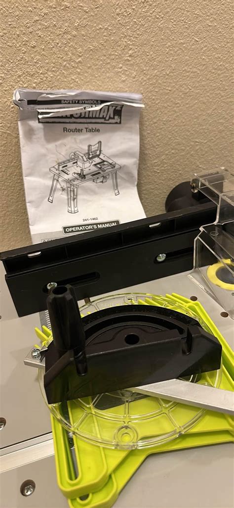 Toradh íomhá ar Performax Router Table Diagram