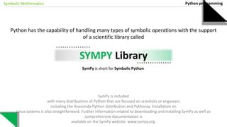 Image result for SymPy