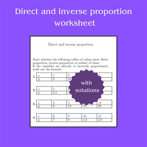 Image result for Direct and Inverse Proportion