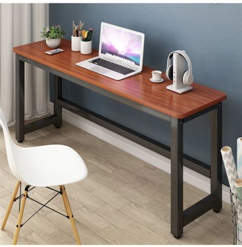 Image result for Narrow Computer Desk