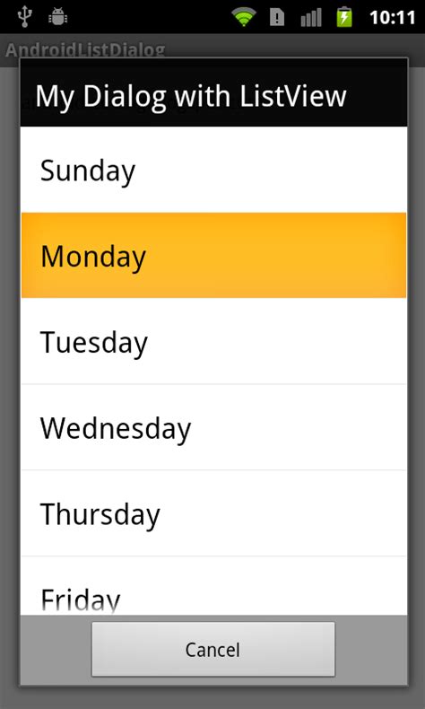 Toradh íomhá ar Android Select Dialog