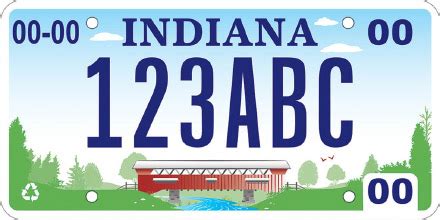 Image result for Indiana License Plate Sample