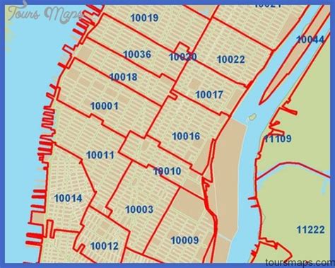 Image result for New York Post Code Map