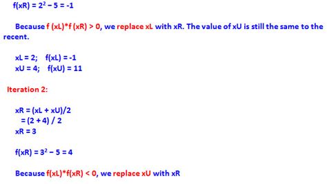 Image result for Use Bisection Method in Three Iterative Steps