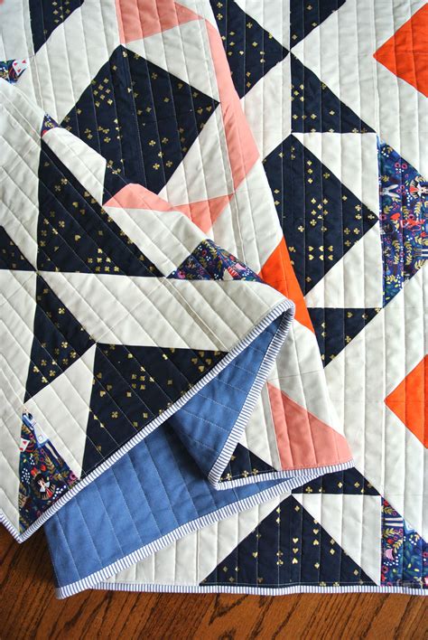 Image result for Quilt Pattern with Diagonal Triangles