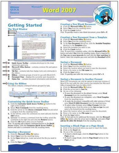 Image result for Microsoft Word Quick Reference Guide