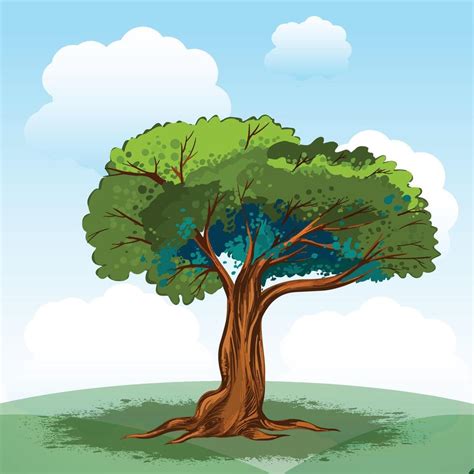 Cartoon Tree Top Vector に対する画像結果