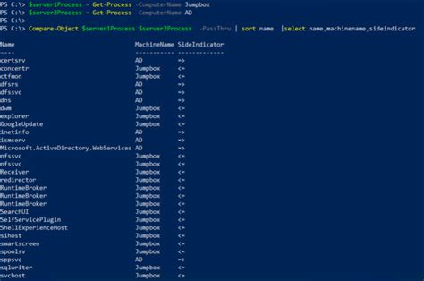 Image result for File Comparison in PowerShell Color-Coded