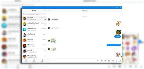 Image result for Messenger App Windows 10
