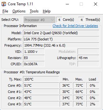 Toradh íomhá ar iMac Upgrade Core 2 Quad