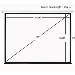 Afbeeldingsresultaten voor Projector Screen Dimensions