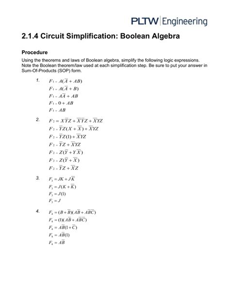 Image result for Boolean Algebra Circut Problems