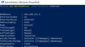 Image result for PowerShell IP Command