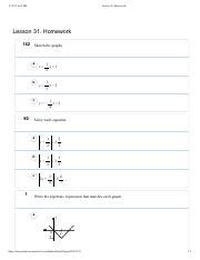 Image result for Lesson 31 Homework 5 4 Answer Key