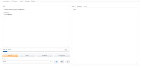 Text Generation UI に対する画像結果