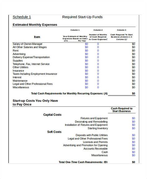 Image result for Business Financial Statement Example