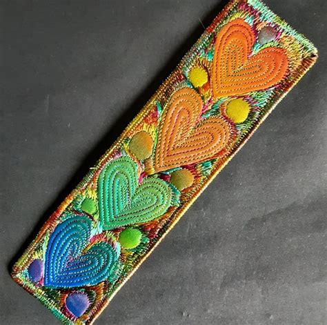 Image result for Machine Embroidery Bookmarks