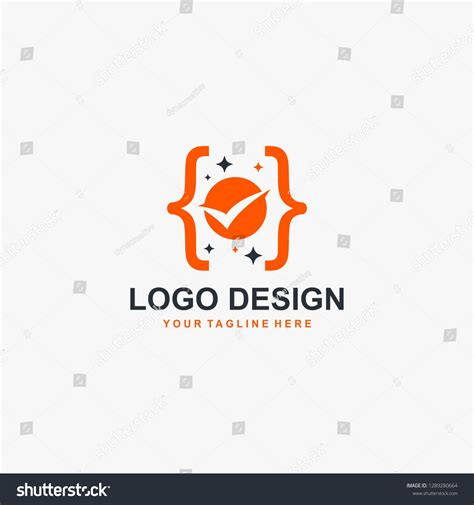 Code Program Logo Design Vector Technology Stock Vector (Royalty Free ...