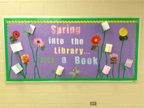 Image result for Library Spring Bulletin Board Display