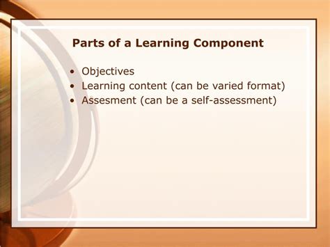 Image result for Components of a Learning Module
