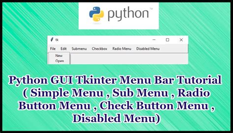 Image result for Code Python Tabel Menu