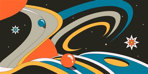 Space Retro Background Vector に対する画像結果