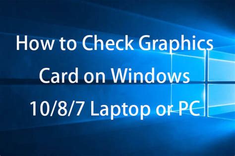 Image result for How to Check Graphics Card in PC