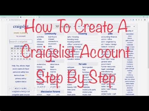 Toradh íomhá ar How to Create a Craigslist Post
