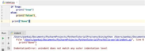 Example of Indented Codd に対する画像結果