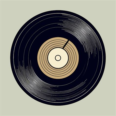 Toradh íomhá ar Continuous Line Drawing Record Album