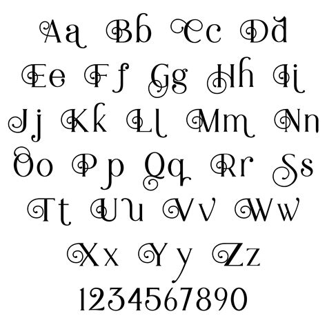 Image result for Scroll Font Graphics