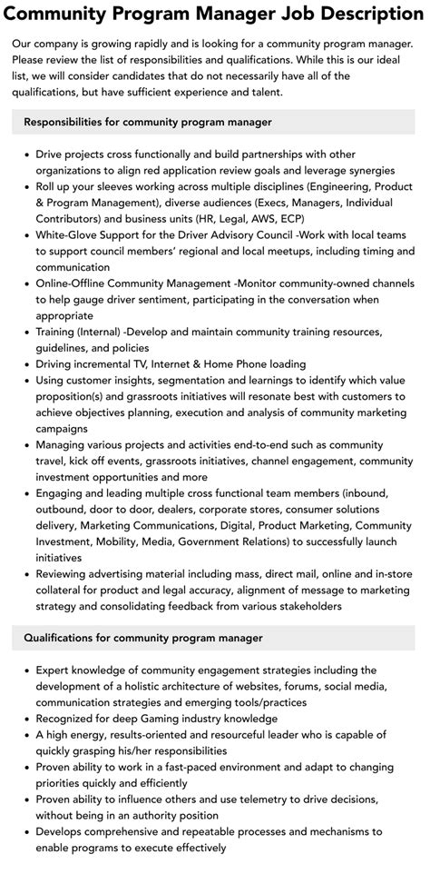 Image result for Program Management in Community