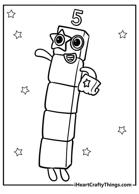 Image result for Number Blocks Draw Colouring Pages