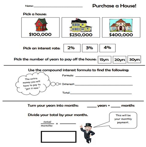Image result for Compound Interest Formula Worksheet