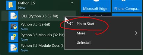 Image result for Python Idle Icon in Start Menu