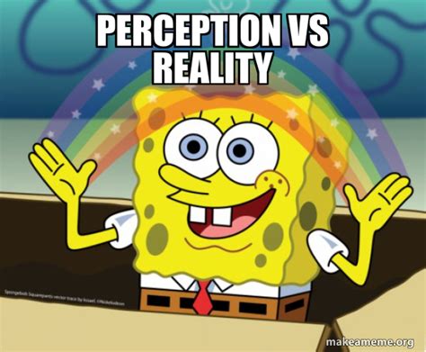 Image result for Perception vs Reality Bitcoin Meme