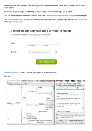 9 best blog writing templates | PDF
