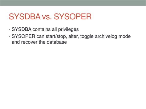 SQL Server Sysdba vs Appdba に対する画像結果