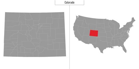 Image result for Simple Map of Colorado