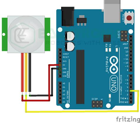 Capteur PIR Arduino に対する画像結果